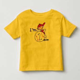 Boy's Baseball I'm 2 Toddler T-Shirt