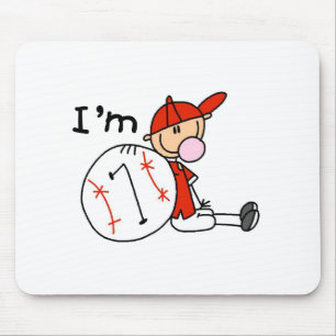 Boy's Baseball I'm 7 Mouse Mat