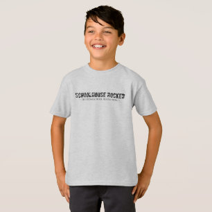 Boy's Basic T-Shirt (Black Print, Front Only)