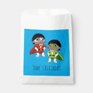 Boys Birthday Action Hero Favour Bags