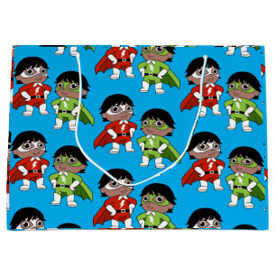 Boys Birthday Action Hero Large Gift Bag