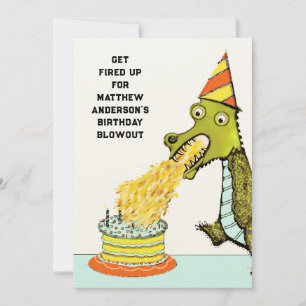 Boys Birthday Party Invitation