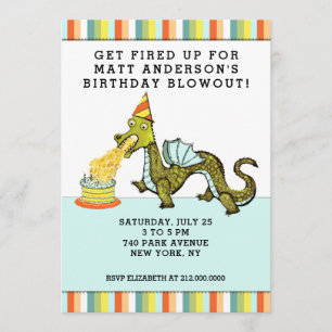 Boy's Birthday Party Invitation