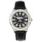 Boys black and white name wrist watch