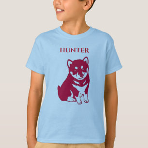 Boys black t-shirt with animal on front.