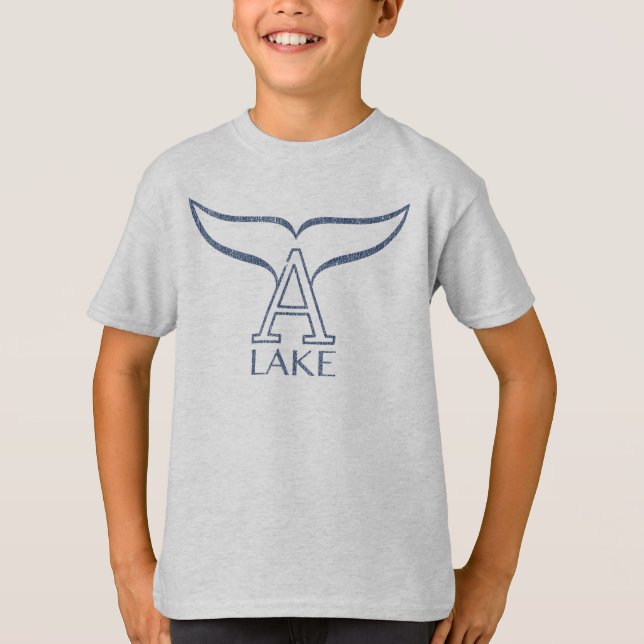 boys blue logo tee (Front)