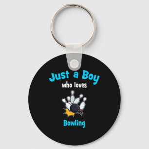 Boys Bowling Shirt Kids Bowling Key Ring