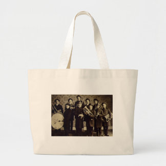 Boys Brass Band, Warsaw Indiana Vintage Large Tote Bag