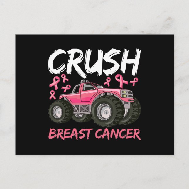 boys breast cancer awareness shirt for boys kids t postcard (Front)