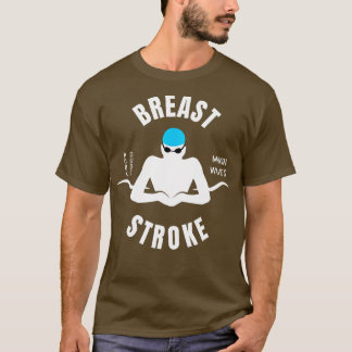 Boys Breaststroke Pool Dude  by Boys Swimming Gift T-Shirt