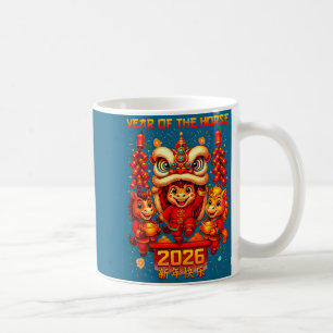 Boys Chinese Outfits Horse Coffee Mug