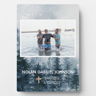 Boy's Christian Baptism Commemorative Plaque