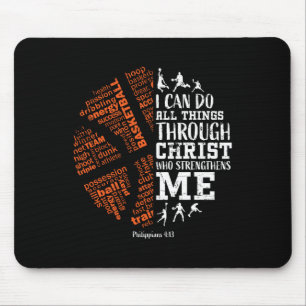 Boys Christian Bysketbyll Bible Verses Men Women K Mouse Mat