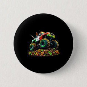 Boys Cinco De Mayo Toddler Lucky Monster Truck 6 Cm Round Badge