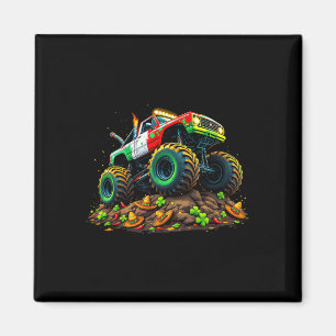 Boys Cinco De Mayo Toddler Lucky Monster Truck Magnet
