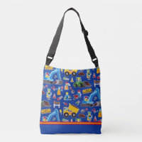 Boys Construction Cross Body Bag