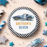 Boys Cool Blue Racing Car Kids Birthday 3 Cm Round Badge<br><div class="desc">This Boys Cool Blue Racing Car Button is the perfect addition to any race car enthusiast's birthday celebration! Featuring a sleek blue car design, it's ideal for kids who love speed and adventure. Whether it's for party favours, personalised gifts, or just a fun accessory, this button will make your little...</div>