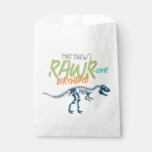 Boys Cool Dinosaur Dig Kids Birthday Favour Bags