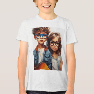 Boys' Cotton Short Sleeve Crew Neck T-Shirts 