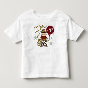 Boys Cowboy Birthday Toddler T-Shirt
