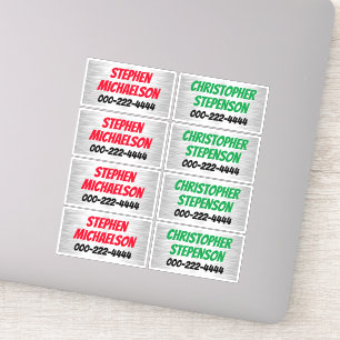 Boys Custom Name Phone Vinyl Decals Personalised