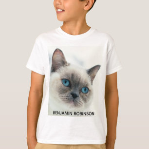 Boys Custom Photo and Name Personalised kids Funny T-Shirt