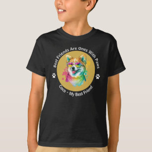 Boys Custom Photo and Name Personalised Kids T-Shirt