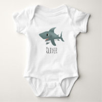 Boys Cute and Whimsical Blue Ocean Shark