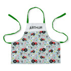 Boys Cute Farm Animal Pattern and Red Tractor Kids