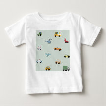 Boys Cute Transport Car Pattern Kids