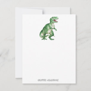 Boy's Dinosaur Card