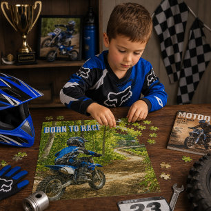 Boys Dirt Bike Motocross Race Puzzle Gift