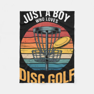 Boys Disc Golf _2  Fleece Blanket