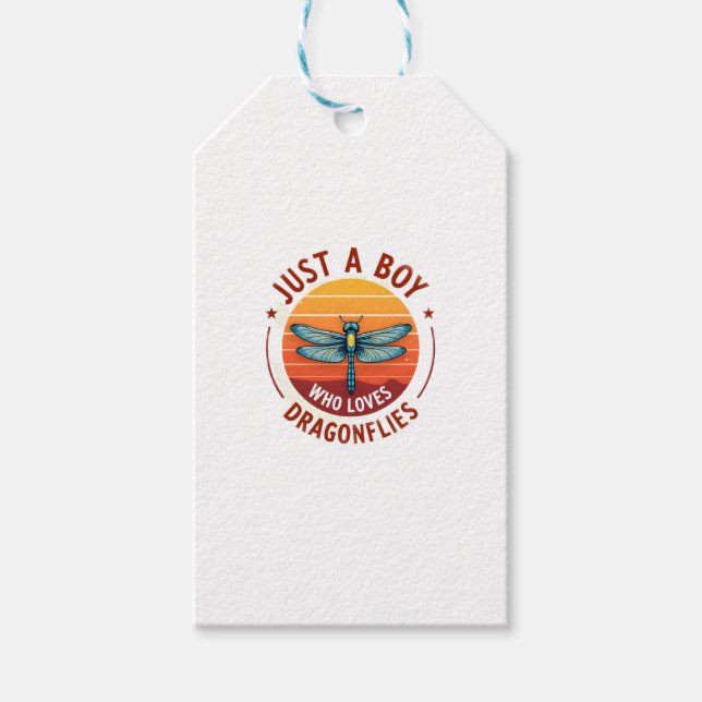 Boys Dragonfly (2) Gift Tags (Front)