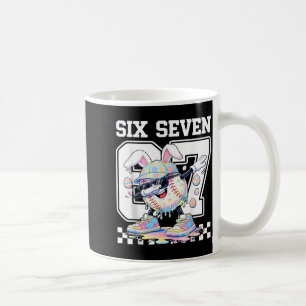 Boys Easter Day 67 Six Seven Baseball Ice Cream Coffee Mug