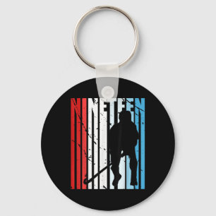 Boys Field Hockey 19th Birthday Player Motivationa Key Ring
