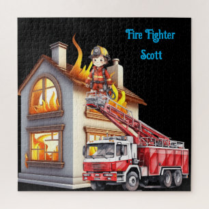 Boy's Fire Fighter Jigsaw Puzzle