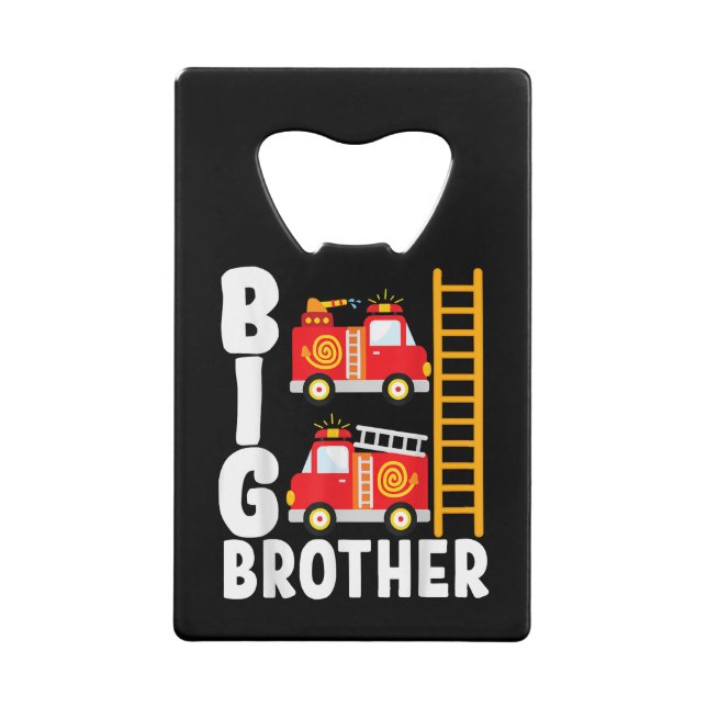 Boy's Fire Truck Fire Theme Big Brother Fire Engin (Front)