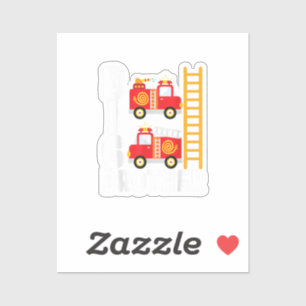 Boy's Fire Truck Fire Theme Big Brother Fire Engin