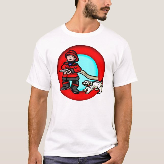 Boy's Fireman T-shirts (Front)