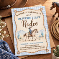 Boy's First Birthday Rodeo