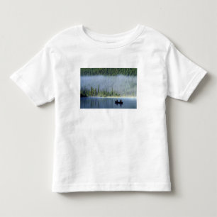 Boys fishing on Waterfowl Lake, Banff National Toddler T-Shirt