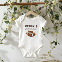 Boy's Football First Year Down 1st Birthday Party