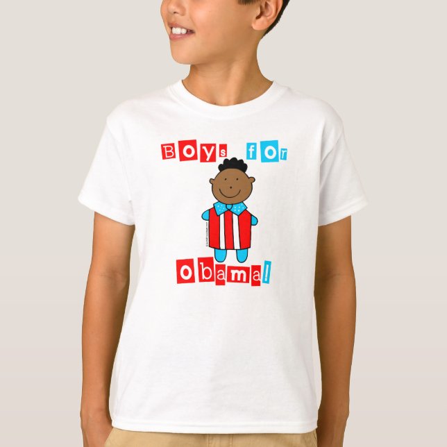 Boys for Obama Tee Shirt (Front)