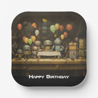 Boy's Fun Birthday Party Paper Plates #2