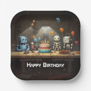 Boy's Fun Birthday Party Paper Plates #8