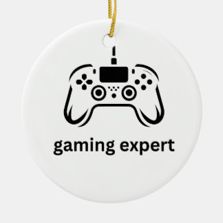 boys gaming  ceramic tree decoration