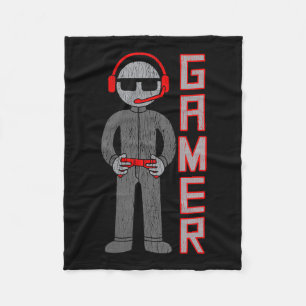 Boys Gift For The Best Video Game Player. Fleece Blanket