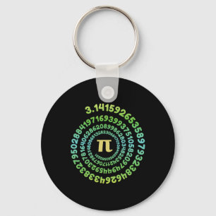 Boys Girls Pi Day Infinity Math Lover Nerd Geek Pi Key Ring