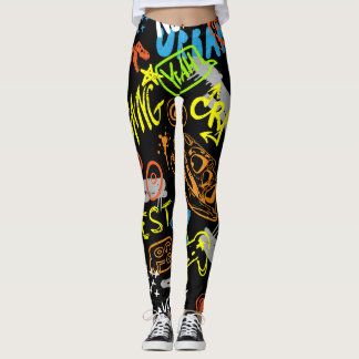 Boys' Graffiti: Hand Drawn Coolness Leggings